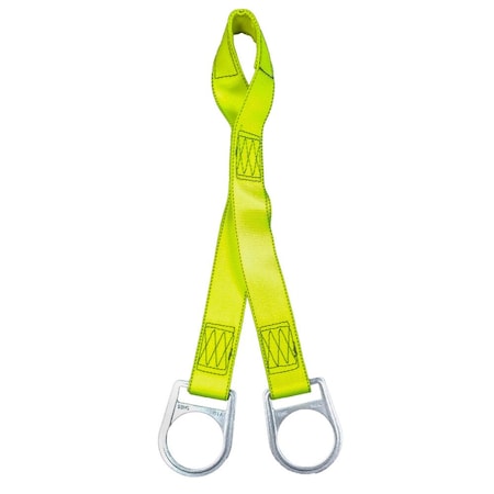 Safewaze 18in Dual Leg D-ring Extender, Soft Loop, 2 D-rings 019-2008